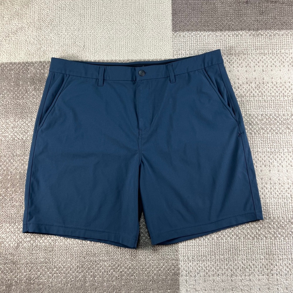 Bad Birdie Mens Performance Golf Shorts Blue Size 38 Stretch Activewear